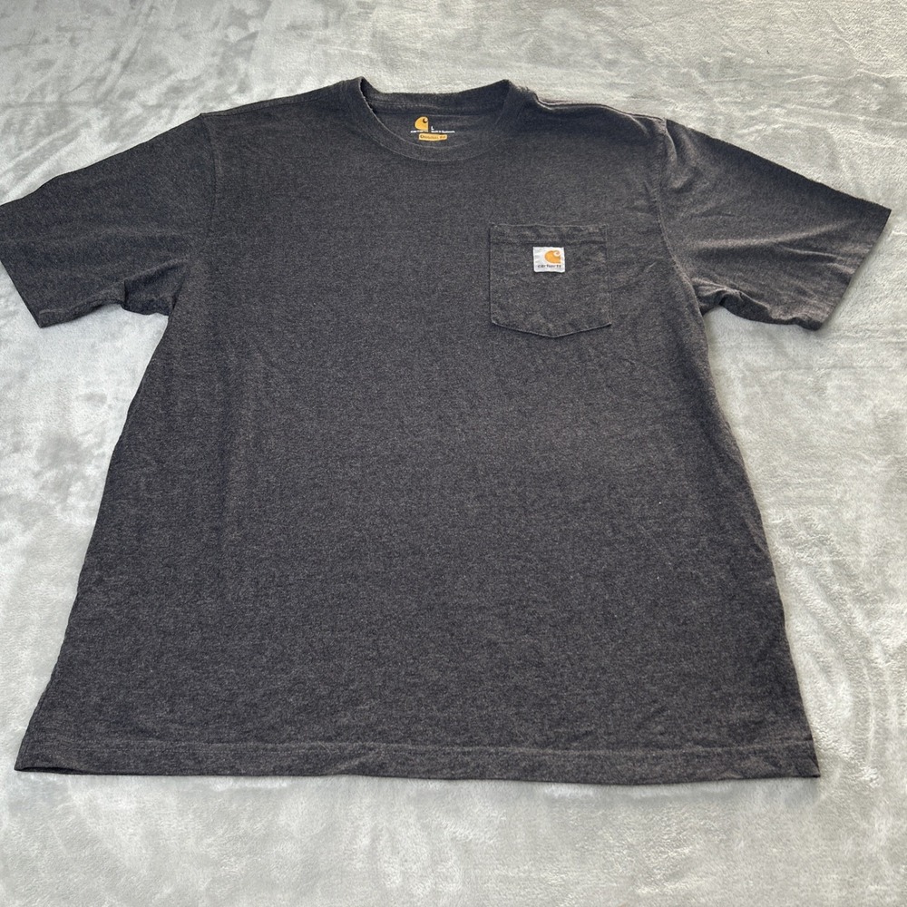 Carhartt Mens Shirt Large Black Short Sleeve T-Shirt Original Fit